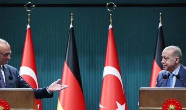 Erdoğan-Merz görüşmesi... Ticaret 60 milyar dolara çıkacak!