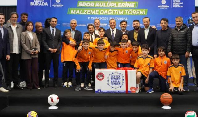 İstanbul Büyükşehir'den amatör spor kulüplerine 100 milyon TL'lik malzeme desteği