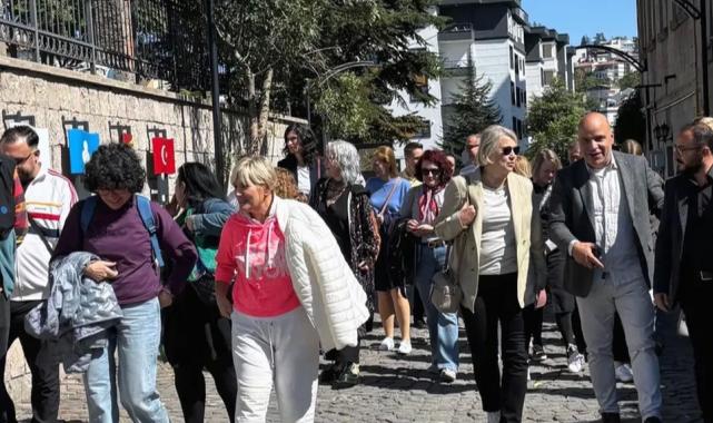 Kayseri Talas'ta Finlandiya heyetine tarihi gezi