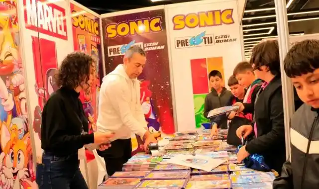 Kitap Fuarı’nda çocukların çizgi roman sevgisi