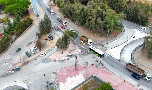 Kocaeli GTÜ Kavşağı yeni haliyle trafiği rahatlatacak