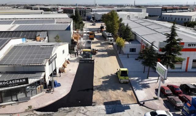 Konya Karatay'da asfalt hamlesi