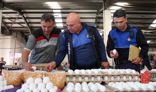 Konya Meram'da Zabıta'dan semt pazarlarına sıkı takip
