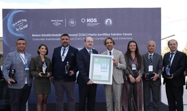 Limak Çimento’nun Anka Fabrikası CSC Platinum Se rtifikası Aldı