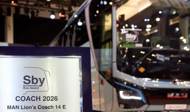 MAN Lion’s Coach E “2026 Yılının Sürdürülebilir Otobüsü” Seçildi