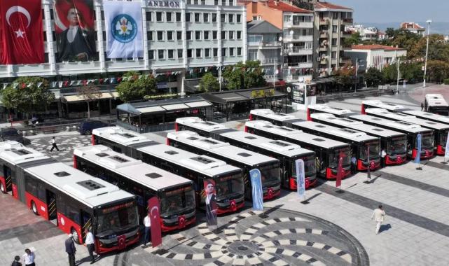 Manisa'nın ulaşım filosuna 35 yeni otobüs
