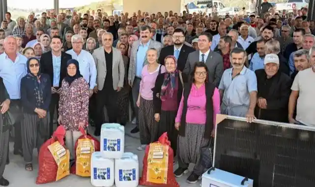 Mersin Büyükşehir’den çiftçiye üçlü destek