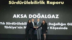 Aksa Doğalgaz’ın Sürdürülebilirlik Raporu’na Ödül 
