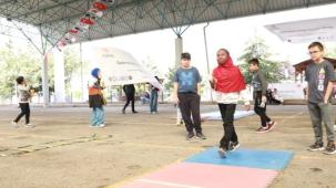 Ankara Keçiören'de sokak oyunları hayat buldu