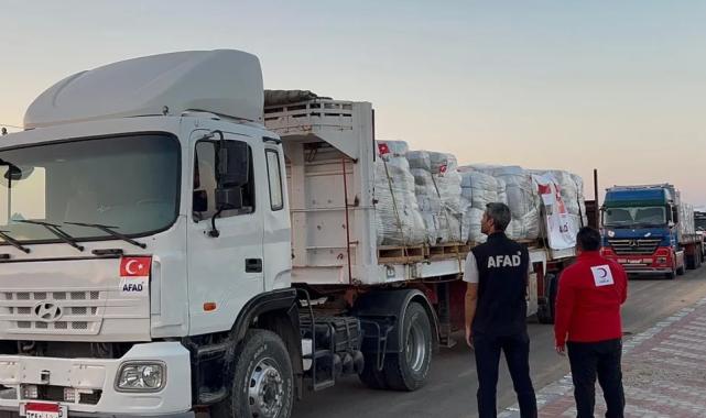 Türkiye'nin Gazze'ye insani seferberliği sürüyor... 101 bin 725 ton yardım ulaştırıldı