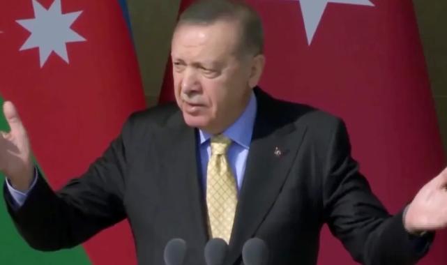 Cumhurbaşkanı Erdoğan: Karabağ Zaferi, Türk Dünyası için gurur kaynağıdır