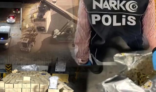 Derince Limanı'nda 1,5 tonluk skunk operasyonu: 5 gözaltı!