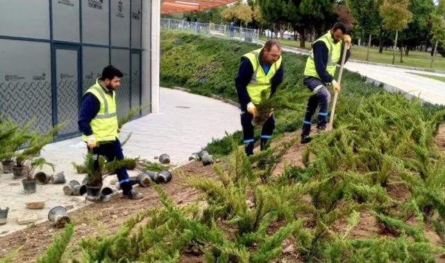 Dilovası Millet Bahçesi'nde dip köşe temizliği