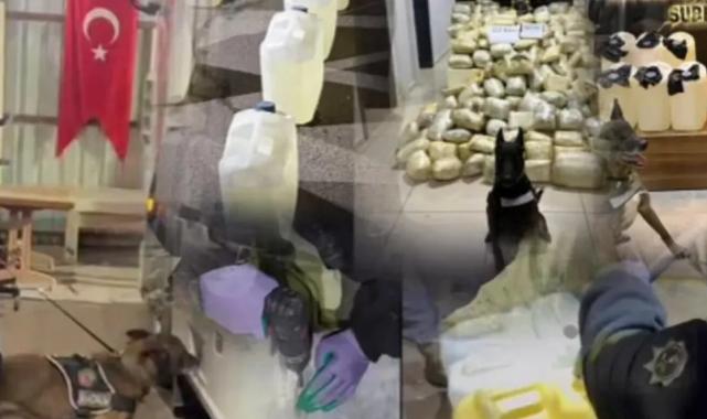 Erzurum ve Mersin'de 447 kilogram uyuşturucu: 3 gözaltı