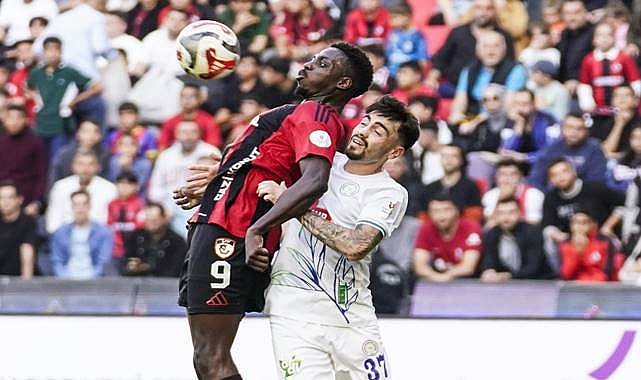 Gaziantep FK 2-2 Çaykur Rizespor (Maç Sonucu)