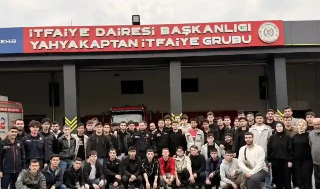 İtfaiyeci adaylarından Kocaeli İtfaiyesi’ne teknik ziyaret