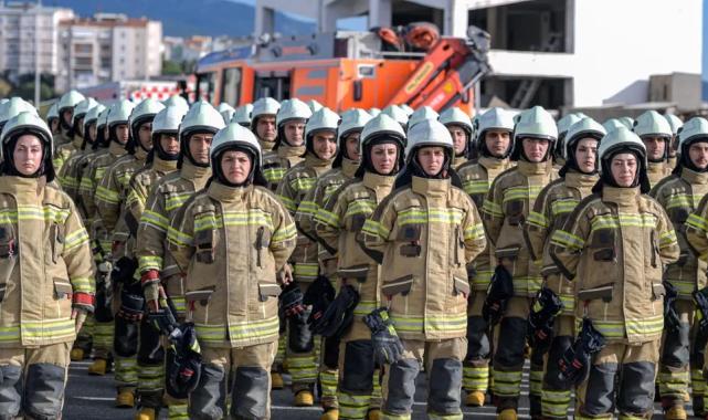 İzmir'de 139 yeni ateş savaşçıları göreve başladı