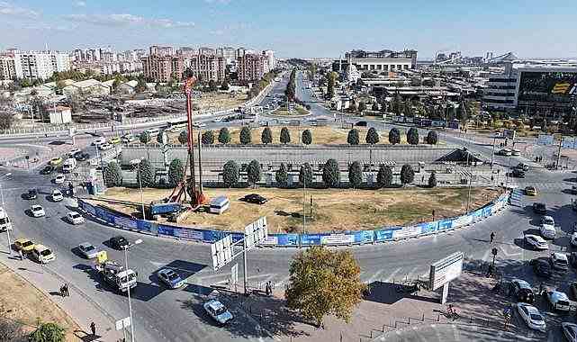 Konya'da otogar kavşağında düzenleme çalışması başladı