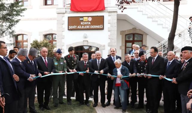 Konya'da yenilenen Şehit Aileleri Derneği binası açıldı