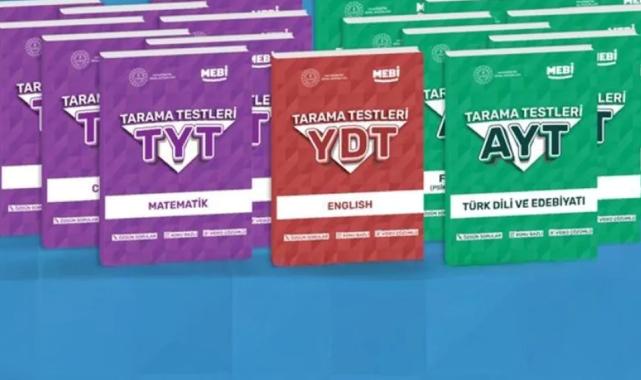 MEBİ YKS tarama testi kitapları yayımlandı