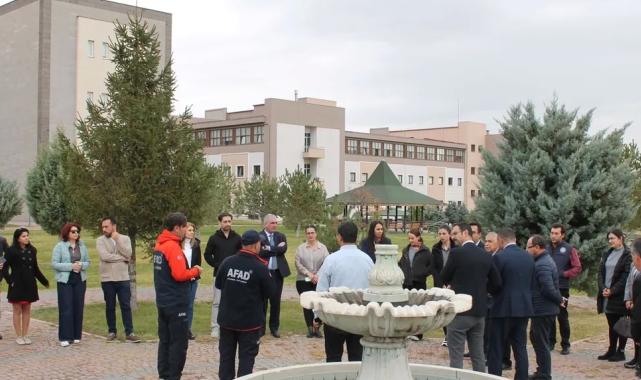NNYÜ'de deprem tatbikatı