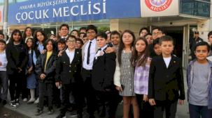 Ankara’nın çocukları meclis başkanını seçti