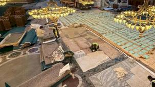 Ayasofya'daki restorasyon çalışmalarındaki iddialara yalanlama: Zemin tahrip edilmedi!