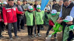 Erzurum’da 'Aile Hatıra Ormanı' kuruldu