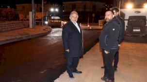 Kayseri Talas'ın 'Belediye Mahallemiz'de projesi Mevlana'da fazla mesai yaptı