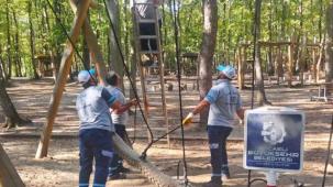 Kocaeli Ormanya’da oyun gruplarına periyodik bakım