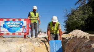 Mersin’de altyapı çalışmaları hız kesmeden sürüyor