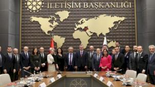 Türkiye Basın Federasyonu'ndan İletişim Başkanlığı'na ziyaret