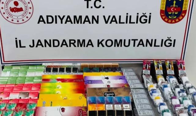 Adıyaman'da kaçak sigara operasyonu
