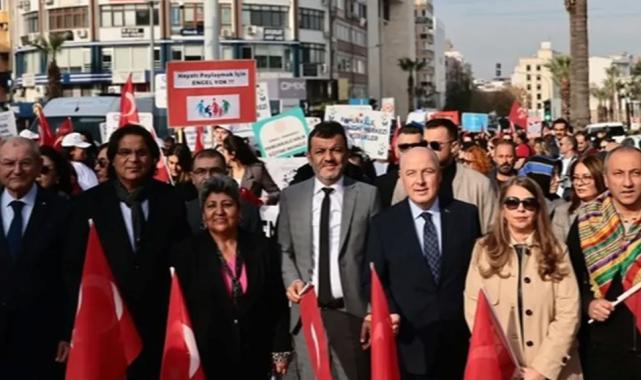 Denizli'de Dünya Engelliler Günü'nde farkındalık yürüyüşü