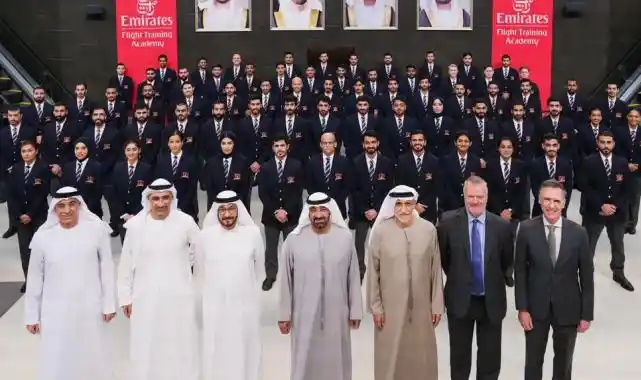 Emirates Uçuş Eğitim Akademisi’nin Mezuniyet Töreninde 77 Pilot Havacılık Sektörüne Katıldı