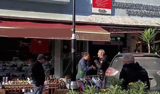 İstanbul Şile'de CHP önünde 'kızıma küfür ettiler' diye bağıran kişi gözaltına alındı