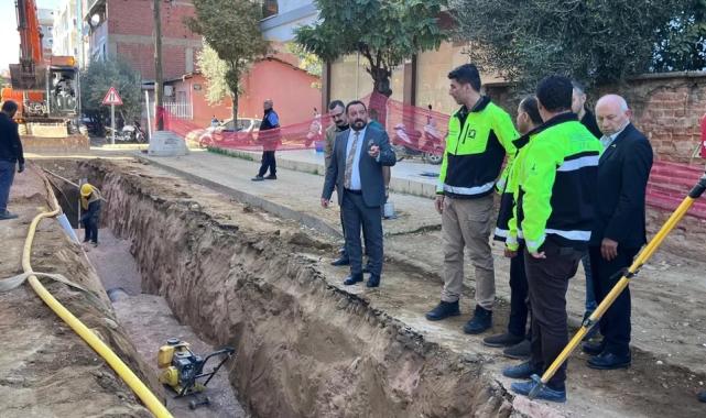 İzmir Ödemiş'te altyapıda yoğun tempo