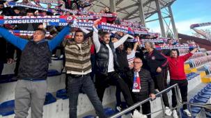 Almanya'dan Zonguldakspor'un taraftar grubu 'Krallar'a anlamlı destek