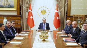 Cumhurbaşkanı Erdoğan, ATO Başkanı Baran ve Ankara heyetini kabul etti