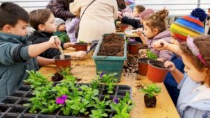 Eskişehir’de minik eller doğayla buluştu