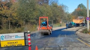 Kartepe zirve yolunda işlemler tamam