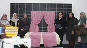 Mersin'de özel birey annelerine dikiş kursu