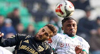 Tümosan Konyaspor 1-1 Zecorner Kayserispor (Maç Sonucu)