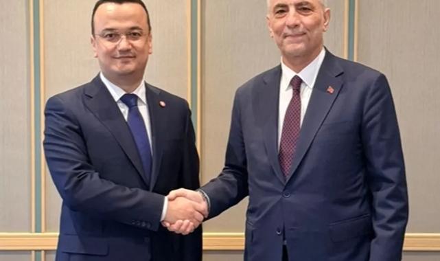 Bakan Bolat Özbekistanlı mevkidaşını ağırladı