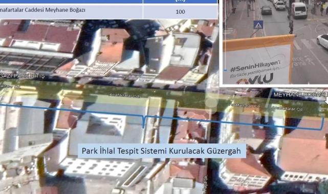 Balıkesir'de park ihlallerine yönelik kamera takip sistemi devreye alınıyor