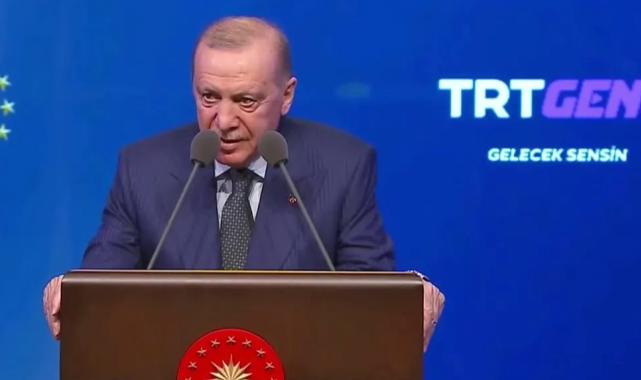Cumhurbaşkanı Erdoğan TRT'nin 'Genç' kanalını açtı
