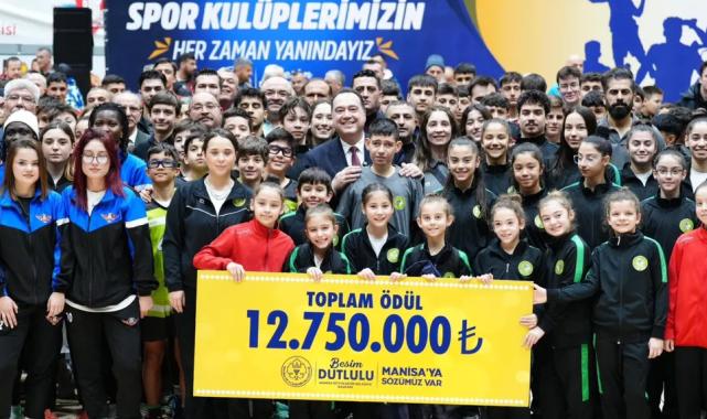 Manisa'dan amatör sporda 123 kulübe maddi destek