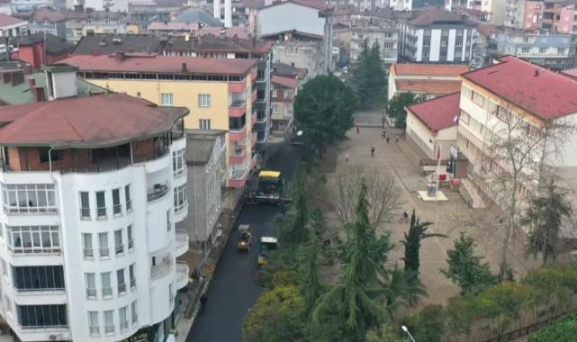 Ordu Ünye’de eğitime giden yollar asfaltla buluştu