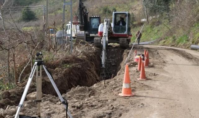 Ordu’da altyapı çalışmaları hız kesmeden sürüyor