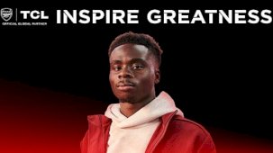 Arsenal'in yıldız futbolcusu Bukayo Saka, TCL'in yeni marka elçisi oldu